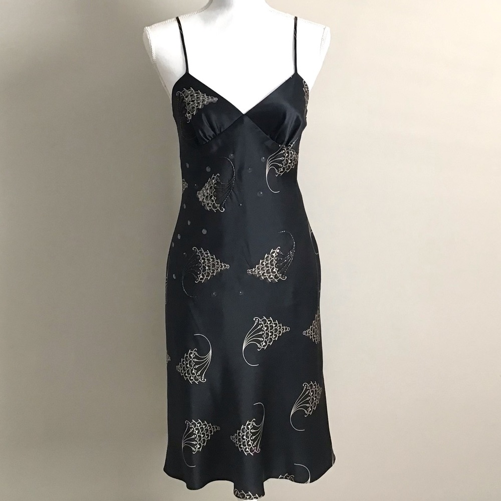 Rare Vintage Early 2000s Silk Embellished Dress ALT. ASO Gilmore Girls - Picture 15 of 15